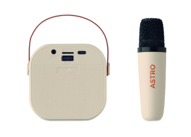 Logotrade promotional merchandise picture of: Karaoke set speaker