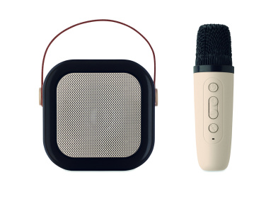 Logo trade business gifts image of: Karaoke set speaker