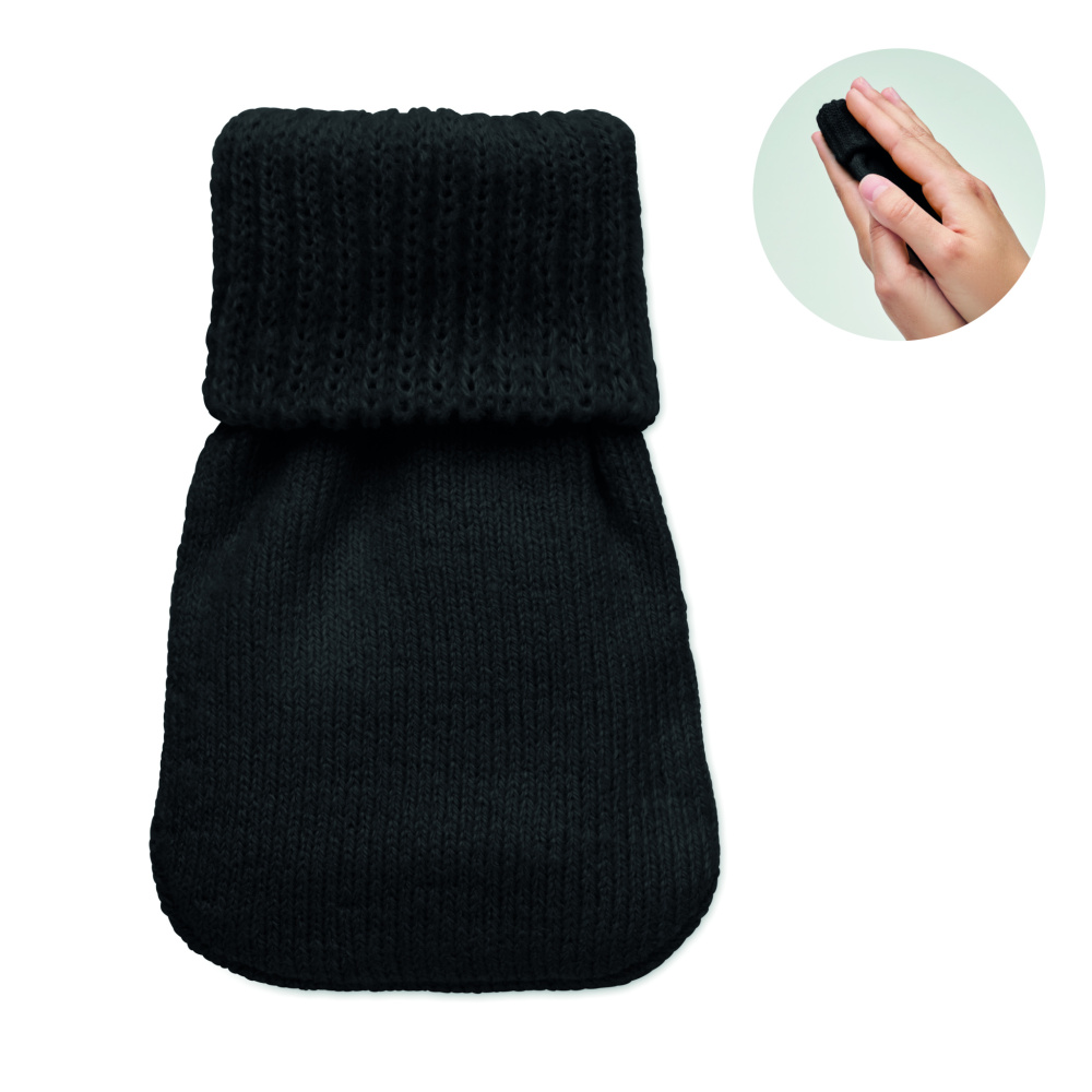 Logo trade advertising product photo of: Hand warmer knitted polyester