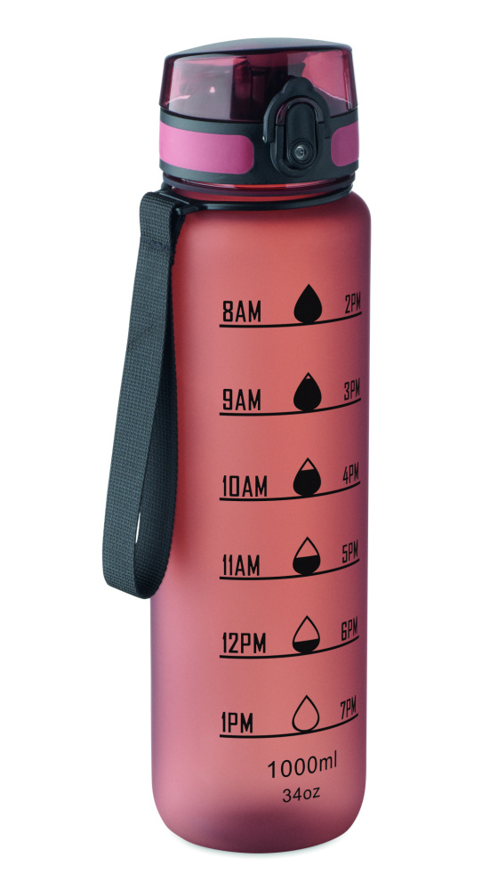 Logotrade promotional merchandise picture of: Sports water bottle RPET 1L