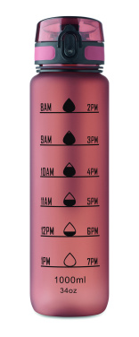 Logotrade promotional product image of: Sports water bottle RPET 1L