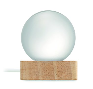Logo trade promotional gifts picture of: LED glass ball