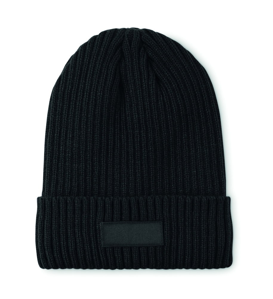 Logo trade promotional merchandise image of: 3M knitted beanie with cuff