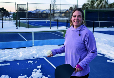 Logo trade promotional giveaways picture of: Pickle ball paddle set