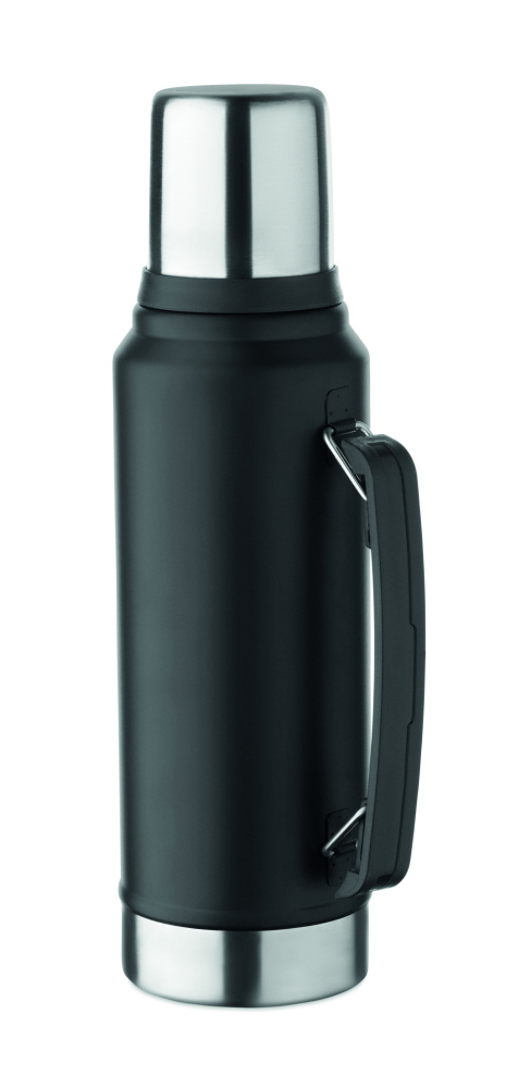 Logo trade corporate gifts picture of: Double wall bottle 1L