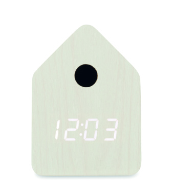 Logo trade promotional gifts picture of: MDF cuckoo alarm clock