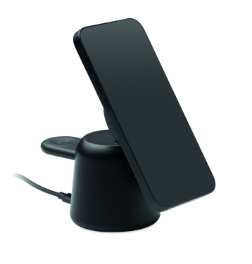 Logotrade corporate gift image of: 3 in 1 wireless charger 15W