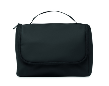 Logo trade promotional gift photo of: Cosmetic hanging bag in PU