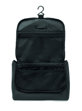 Logo trade promotional merchandise image of: Cosmetic hanging bag in PU