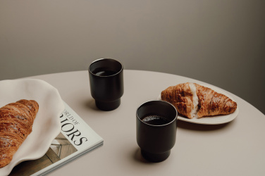 Logotrade promotional giveaway image of: VINGA Nagano RCS  recycled SS mugs, set of 2