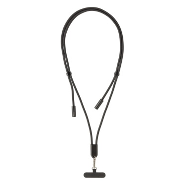 Logo trade promotional gifts image of: LoopAmp RCS RPET adjustable phone cord with 60W cable