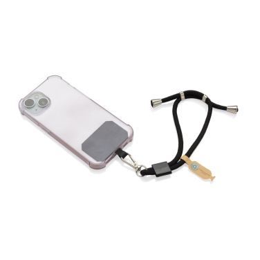 Logo trade promotional giveaway photo of: CarryLoop RCS recycled PET adjustable phone holder wristlet