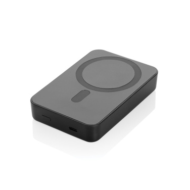 Logo trade promotional giveaways image of: Amporia RCS recycled plastic 10.000mAh magnetic powerbank