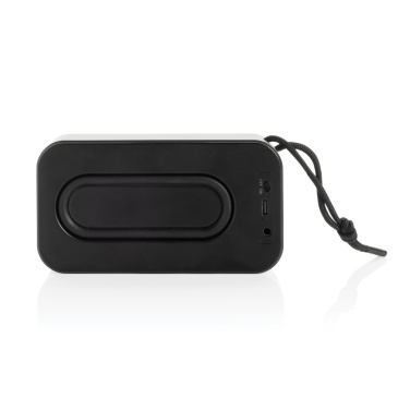 Logo trade promotional gift photo of: Swiss Peak RCS recycled aluminium 10W bass speaker