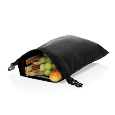 Logotrade promotional giveaway image of: Snackstrap AWARE™ RPET foldable lunchbag 30x20CM