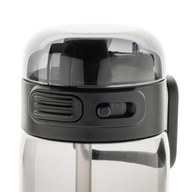 Logo trade business gifts image of: SipnLock RCS RPET Leakproof sports water bottle 800ML