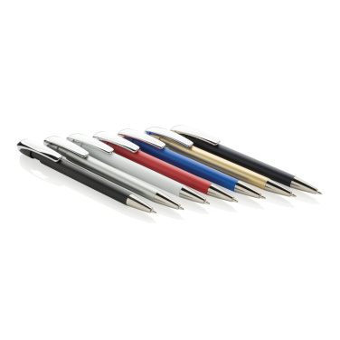 Logo trade promotional giveaways picture of: Glide GRS certified R-ABS Metal Clip Pen