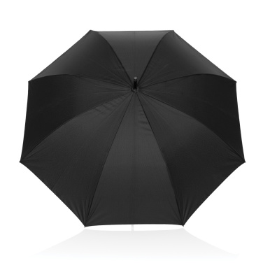Logotrade advertising products photo of: Swiss Peak Vero Aware™ RPET 25” umbrella w luxe handle