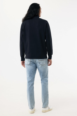 Logotrade promotional merchandise image of: IQONIQ Elgon recycled cotton quarter zip sweater