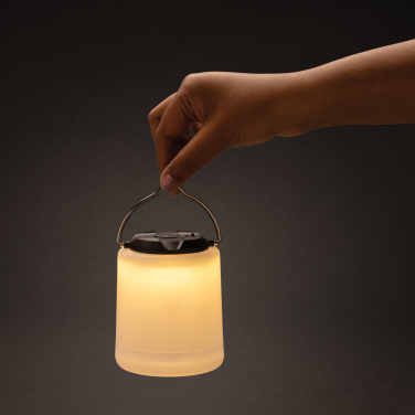Logo trade promotional items picture of: Limio RCS recycled plastic portable re-chargeable table lamp