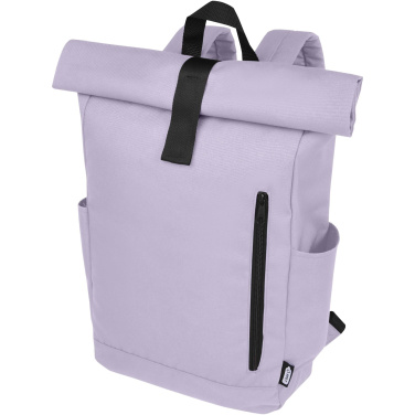 Logo trade promotional items picture of: Byron 15.6" GRS RPET roll-top backpack 18L