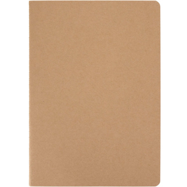 Logotrade promotional giveaways photo of: Slyk A5 kraft cahier notebook with ruled pages