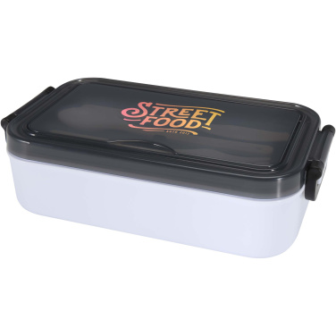 Logotrade promotional item image of: Snappy lunch box and cutlery set