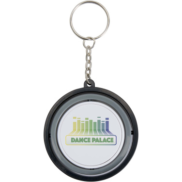 Logo trade promotional gifts picture of: Spinx recycled plastic gyroscope fidget keychain