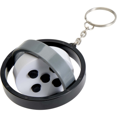 Logotrade promotional giveaway picture of: Spinx recycled plastic gyroscope fidget keychain