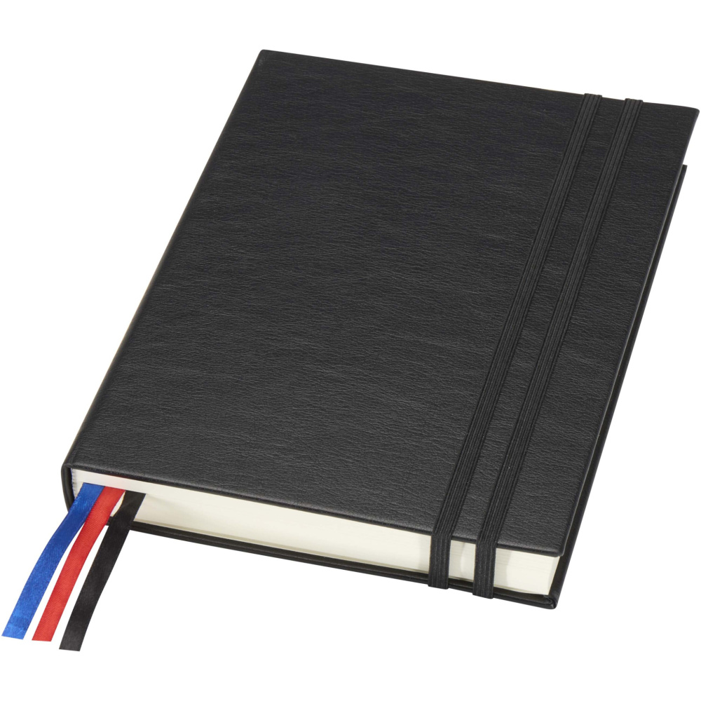 Logo trade promotional gift photo of: Alder A5 hard cover notebook