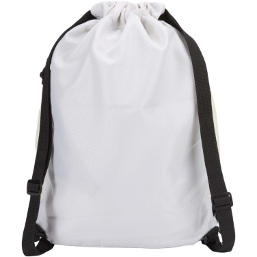 Logo trade promotional giveaways picture of: Nomad GRS recycled sports drawstring bag with bottom compartment 18L