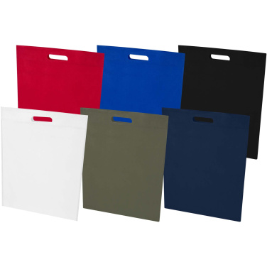 Logo trade promotional merchandise image of: EcoSeal GRS recycled nonwoven tote bag 5L