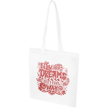 Logo trade promotional giveaways picture of: EcoSeal GRS recycled nonwoven convention tote bag 6L