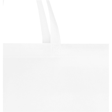 Logo trade corporate gifts picture of: EcoSeal GRS recycled nonwoven gusset tote bag 12L