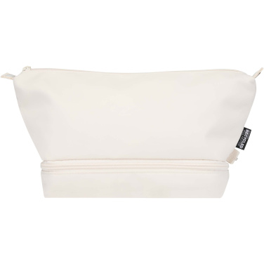 Logo trade promotional gifts image of: Trip Aware™ recycled travel toiletry bag 6L