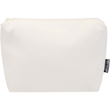 Logo trade promotional products image of: Trip Aware™ recycled travel toiletry pouch 2L