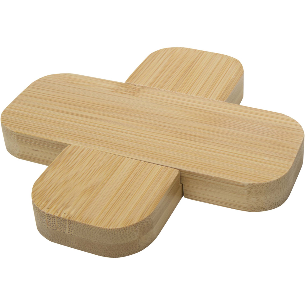 Logotrade promotional merchandise image of: Croc bamboo trivet - small