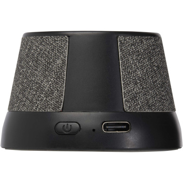 Logotrade promotional gift image of: Horna 3W recycled plastic magnetic wireless speaker