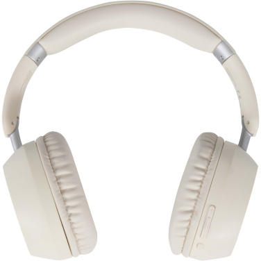 Logo trade advertising products image of: Hoggar recycled plastic over-ear foldeable ANC and ENC headphones
