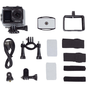 Logotrade promotional giveaways photo of: Prixton DV670 4K dual screen action camera
