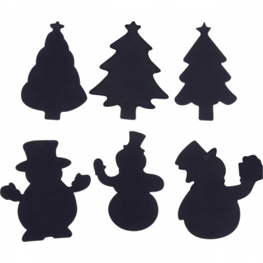 Logotrade promotional product image of: Scratch-off Christmas ornaments SOUTH POLE