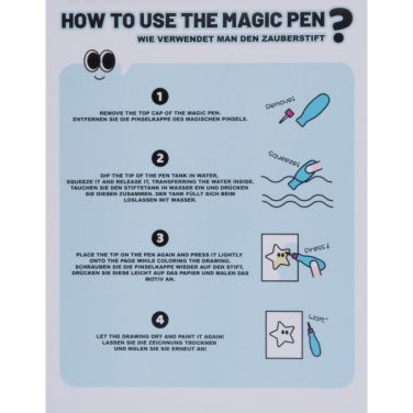 Logo trade promotional merchandise picture of: Watercoloring Book ANGERS