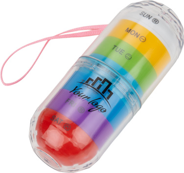 Logo trade promotional giveaways image of: Pillbox