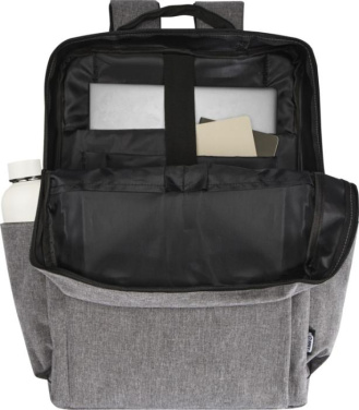Logo trade promotional giveaways image of: Libra 15” GRS recycled laptop backpack 15L