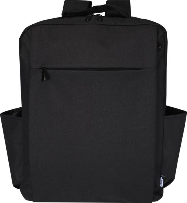 Logotrade promotional giveaway image of: Libra 15” GRS recycled laptop backpack 15L