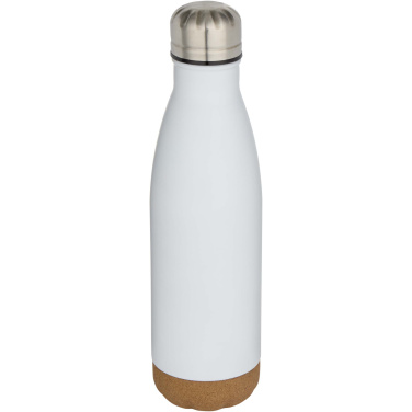 Logotrade advertising products photo of: Cove 500 ml double wall vacuum insulated stainless steel water bottle with cork details