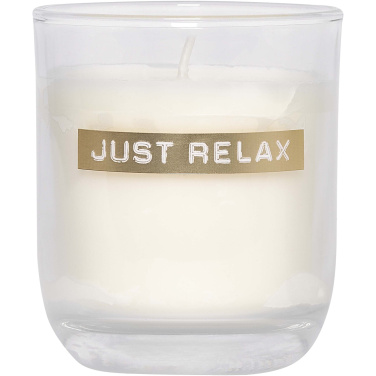 Logo trade promotional gift photo of: Wellmark Discovery 250 ml hand soap dispenser and 150 g scented candle set