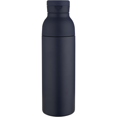 Logo trade promotional products picture of: Illuminate 650 ml RCS recycled double wall stainless steel water bottle with 3-piece lid set