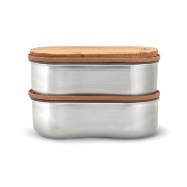 Logotrade advertising product picture of: Black+Blum Stainless Steel Double Bento Box