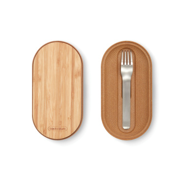 Logotrade promotional item image of: Black+Blum Stainless Steel Double Bento Box